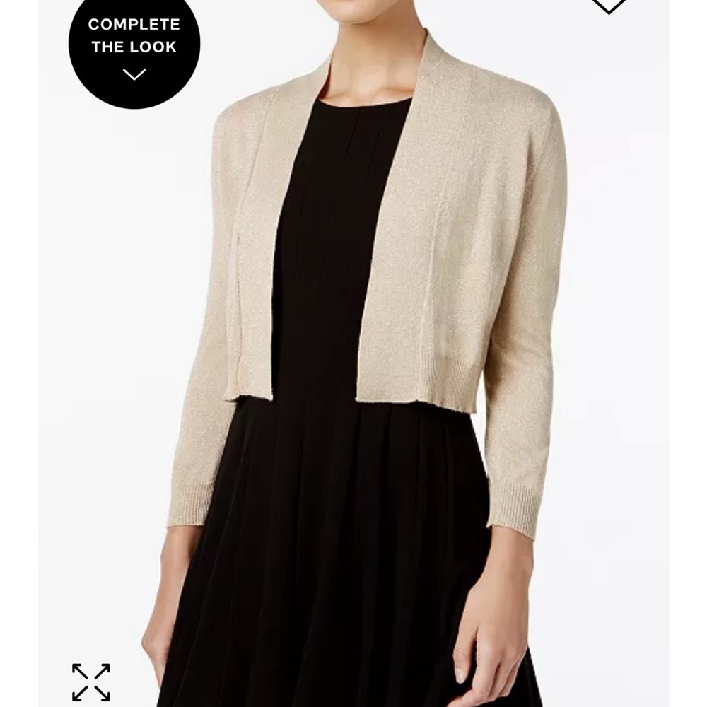 Calvin Klein Elegant Soft Gold Women's Sweater Size L. New with tags.